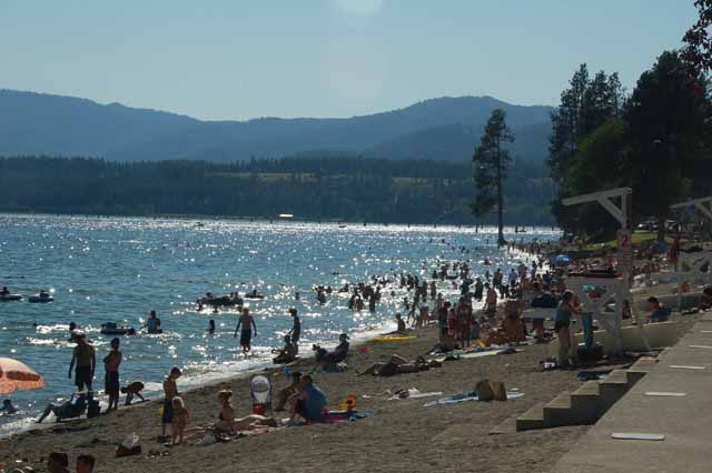 Coeur d'Alene beach